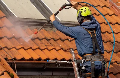 Démoussage et hydrofuge de toiture aux Essards
