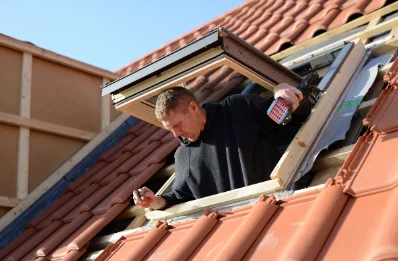 Pose de fenêtres de toit Velux aux Essards